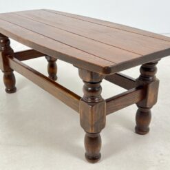 Ąžuolinis pailgas staliukas 57x122x50,5 cm