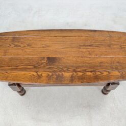 Ąžuolinis pailgas staliukas 57x122x50,5 cm