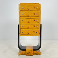 Art deco stiliaus penkių stalčių komoda 38x63x137,5 cm