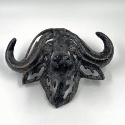 Sieninė dekoracija iš ketaus “Buivolo galva” 14,5×33,5×25 cm