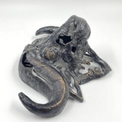 Sieninė dekoracija iš ketaus “Buivolo galva” 14,5×33,5×25 cm