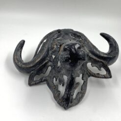 Sieninė dekoracija iš ketaus “Buivolo galva” 15×32,5×25 cm