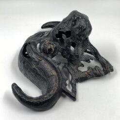 Sieninė dekoracija iš ketaus “Buivolo galva” 15×32,5×25 cm