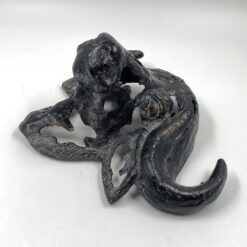 Sieninė dekoracija iš ketaus “Buivolo galva” 15×32,5×25 cm