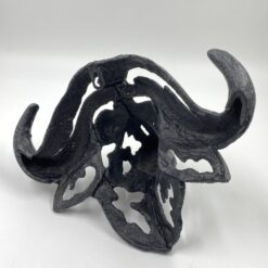 Sieninė dekoracija iš ketaus “Buivolo galva” 15×32,5×25 cm