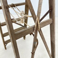 Vintažinės medinės kopėčios 96x48x151,5 cm