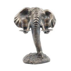 Dviejų šakų metalinė žvakidė "Dramblys" 15x24x28 cm