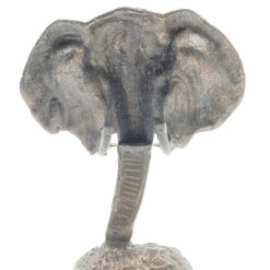 Dviejų šakų metalinė žvakidė “Dramblys” 15x24x28 cm