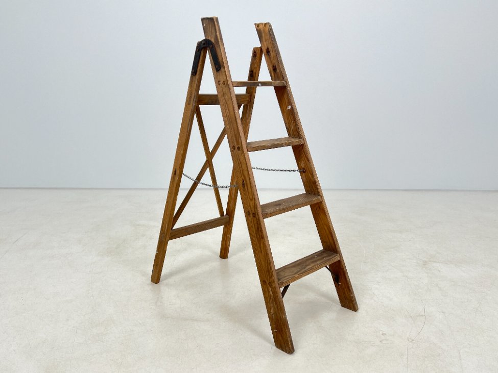 HF0400-irankiai-prietaisai-2 Vintažinės kopėčios 80x43x111 cm