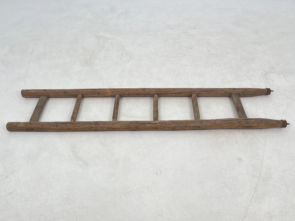 HF0401-irankiai-prietaisai-3 Senovinės įsmeigiamos pušies medžio kopėčios 7x44x200 cm