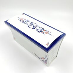 Vintažinė skardinė dėžutė “Leksands” 12,5×12,5×14,5 cm