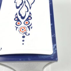 Vintažinė skardinė dėžutė “Leksands” 12,5×12,5×14,5 cm