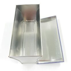 Vintažinė skardinė dėžutė “Leksands” 12,5×12,5×14,5 cm