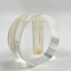 Skritulio formos plastikinė vaza 6x12x11,5 cm