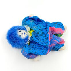 Klounas mėlynais plaukais 8x13x20 cm