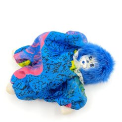 Klounas mėlynais plaukais 8x13x20 cm