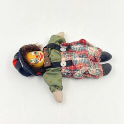 Pliušinis klounas keramikine galva 6×11,5×19 cm