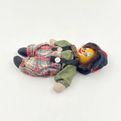 Pliušinis klounas keramikine galva 6×11,5×19 cm