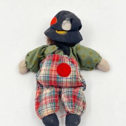 Pliušinis klounas keramikine galva 6×11,5×19 cm