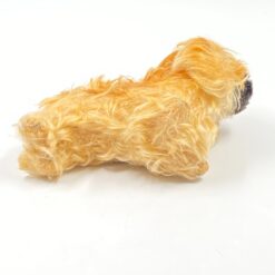 Vintažinis “Steiff” pliušinis pekinų veislės šuo 18x9x12 cm