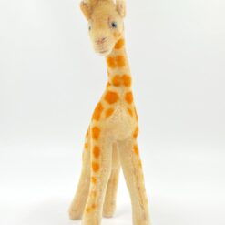 Vintažinė “Steiff” pliušinė žirafa 10x18x28 cm