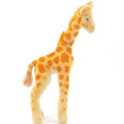 Vintažinė “Steiff” pliušinė žirafa 10x18x28 cm