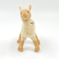Vintažinė “Steiff” pliušinė lama 12x7x17 cm