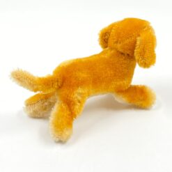 Vintažinis “Steiff” pliušinis takso veislės šuo 16x7x10 cm