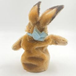 Vintažinis “Steiff” pliušinis kiškis, maunamas ant rankos 8,5x21x27,5 cm