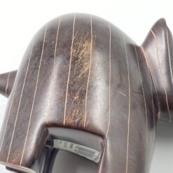 Akmeninė begemoto statula 17x9x11 cm