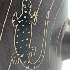 Akmeninė begemoto statula 17x9x11 cm