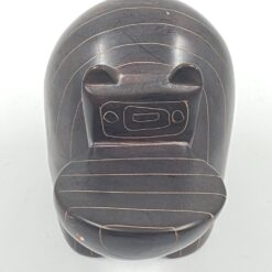 Akmeninė begemoto statula 17x9x11 cm