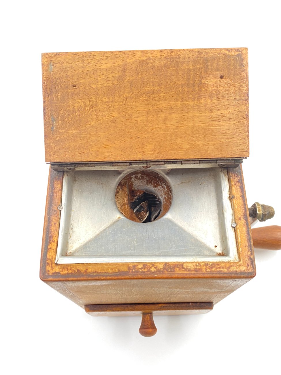 HN0460-maluneliai-11 Vintažinė kavamalė 14,5x21x19 cm