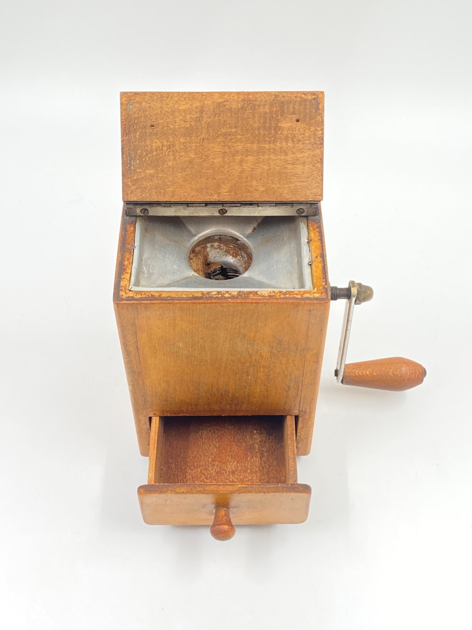 HN0460-maluneliai-5 Vintažinė kavamalė 14,5x21x19 cm