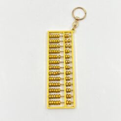 Metalinis raktų pakabukas su skaitliuku 0,6x4,6x17,6 cm