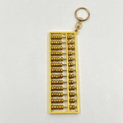 Metalinis raktų pakabukas su skaitliuku 0,6×4,6×17,6 cm