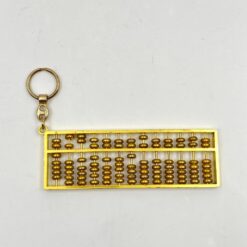 Metalinis raktų pakabukas su skaitliuku 0,6×4,6×17,6 cm