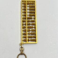 Metalinis raktų pakabukas su skaitliuku 0,6×4,6×17,6 cm