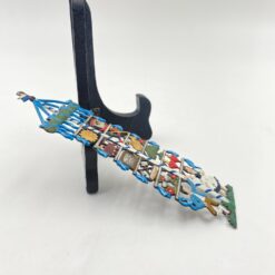 “Kühn Zinn” alavinis liejinys – dekoracija, vaizduojantis vokiečių porą prie gegužės stulpo 0,2x5x16 cm