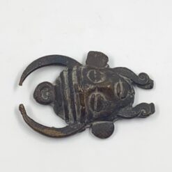 Bronzinis afrikietiškos kaukės pakabukas 1,5×4,5×6,5 cm