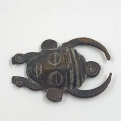 Bronzinis afrikietiškos kaukės pakabukas 1,5×4,5×6,5 cm