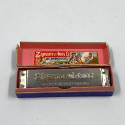 “Zigeunervirtuos” lūpinė armonikėlė originalioje dėžutėje 4x13x2,5 cm