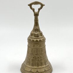 Žalvarinis varpas su senovės Egipto motyvais 10x10x21 cm