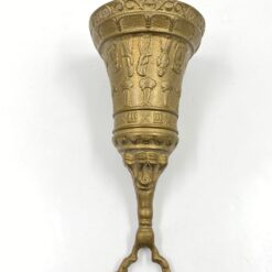 Žalvarinis varpas su senovės Egipto motyvais 10x10x21 cm