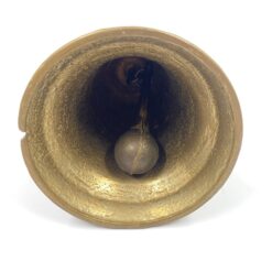 Žalvarinis varpas su senovės Egipto motyvais 10x10x21 cm