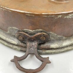 Metalinė sraigių keptuvė žalvarinėmis rankenomis 31,5x38x8,5 cm