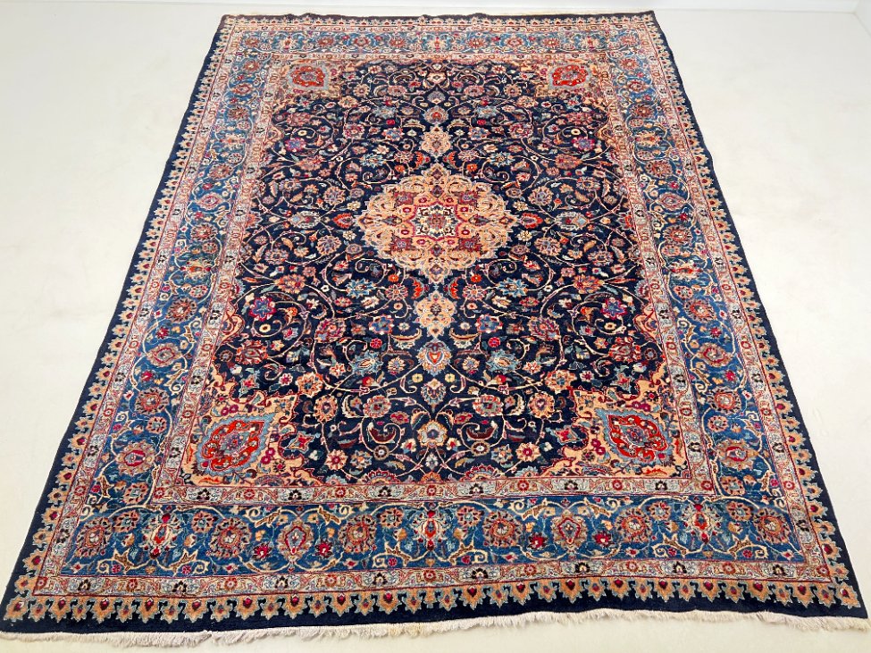 HN0521-kilimai-2 Vilnonis rankų darbo kilimas “Kashan” 390x300x1 cm