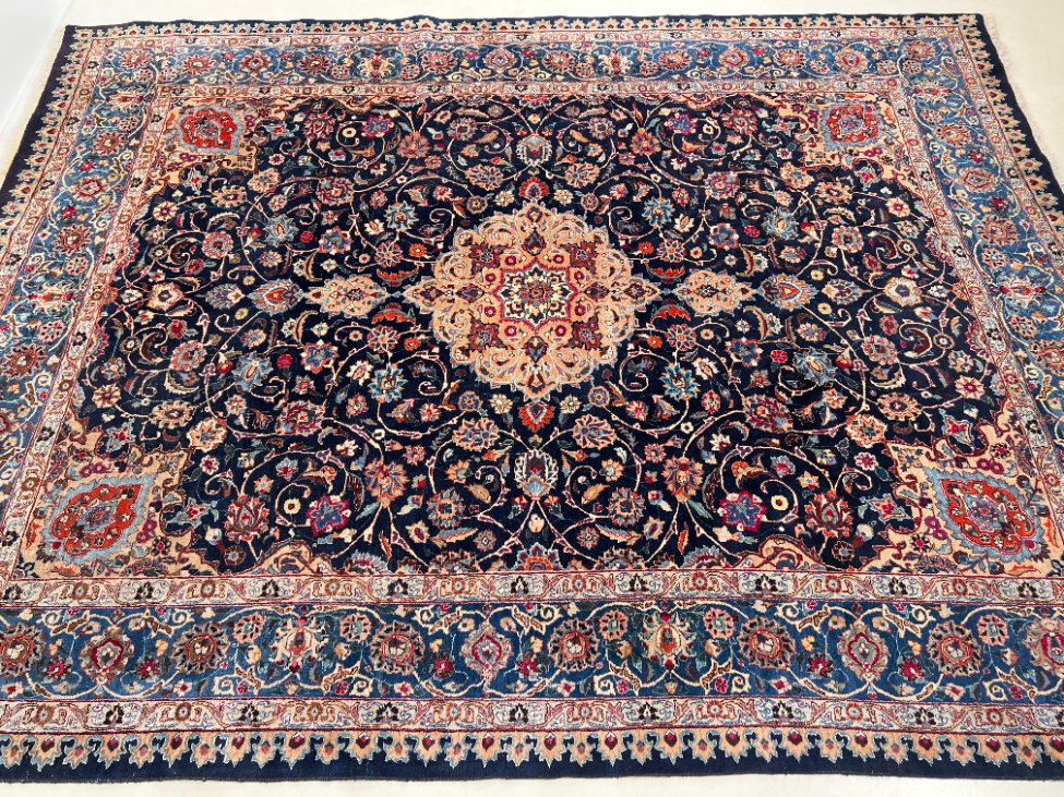 HN0521-kilimai-3 Vilnonis rankų darbo kilimas “Kashan” 390x300x1 cm