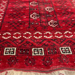 Vilnonis rankų darbo kilimas “Afghan” 205x116x0,5 cm