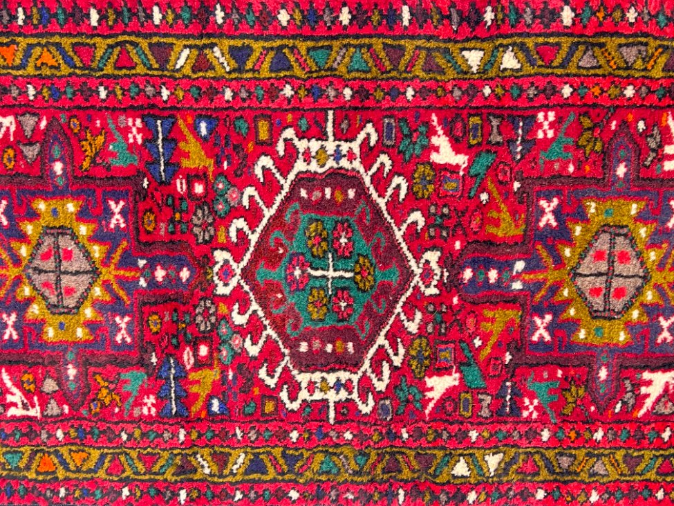 HN0533-kilimai-5 Vilnonis rankų darbo kiliminis takas “Gharajeh” 255x67x0,7 cm